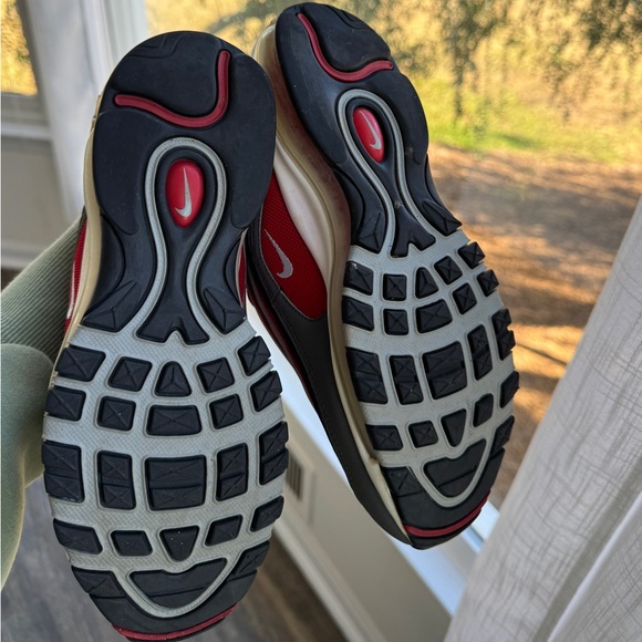 Nike air max 97 red black white 7 8.5 - Picture 5 of 6